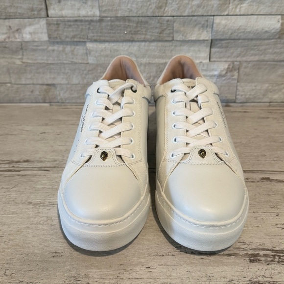 Kurt Geiger London Womens 40.5 Kensington Leather/Suede Platform Cupsole Sneaker - Picture 4 of 13